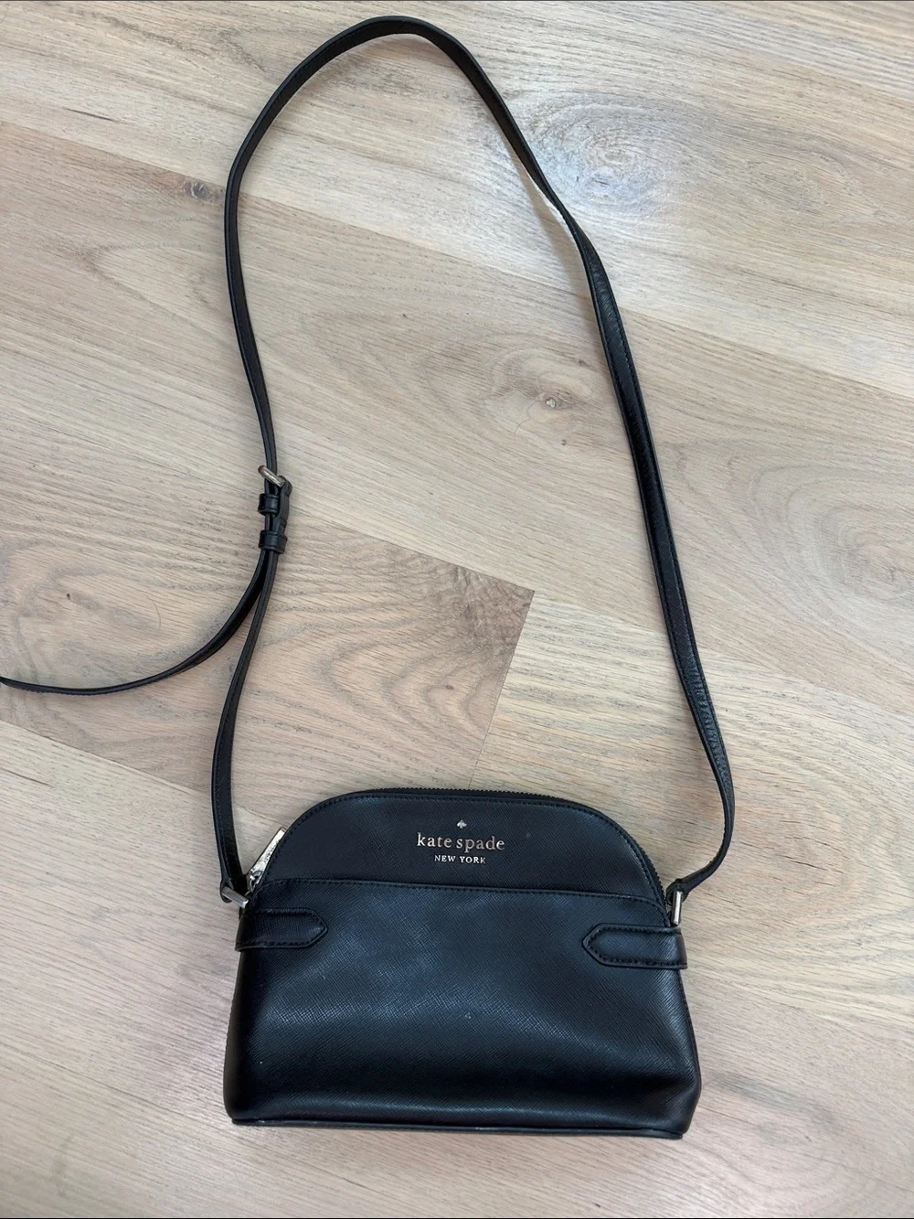 kate spade Black Leather Crossbody Bag